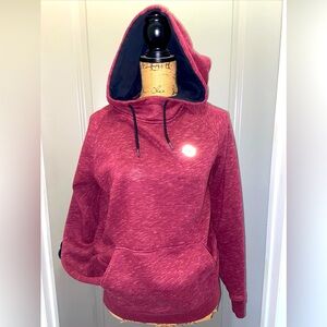 Hollister S Pullover Maroon Red Hoodie Sweatshirt California Women’s Hooded EUC